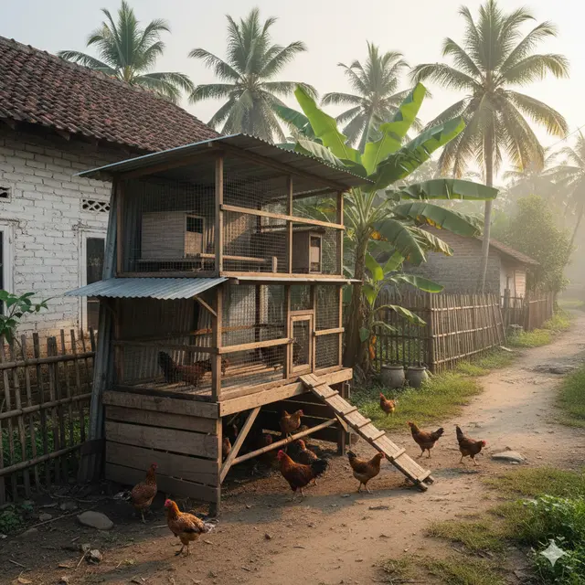 Desain Kandang Ayam Kampung