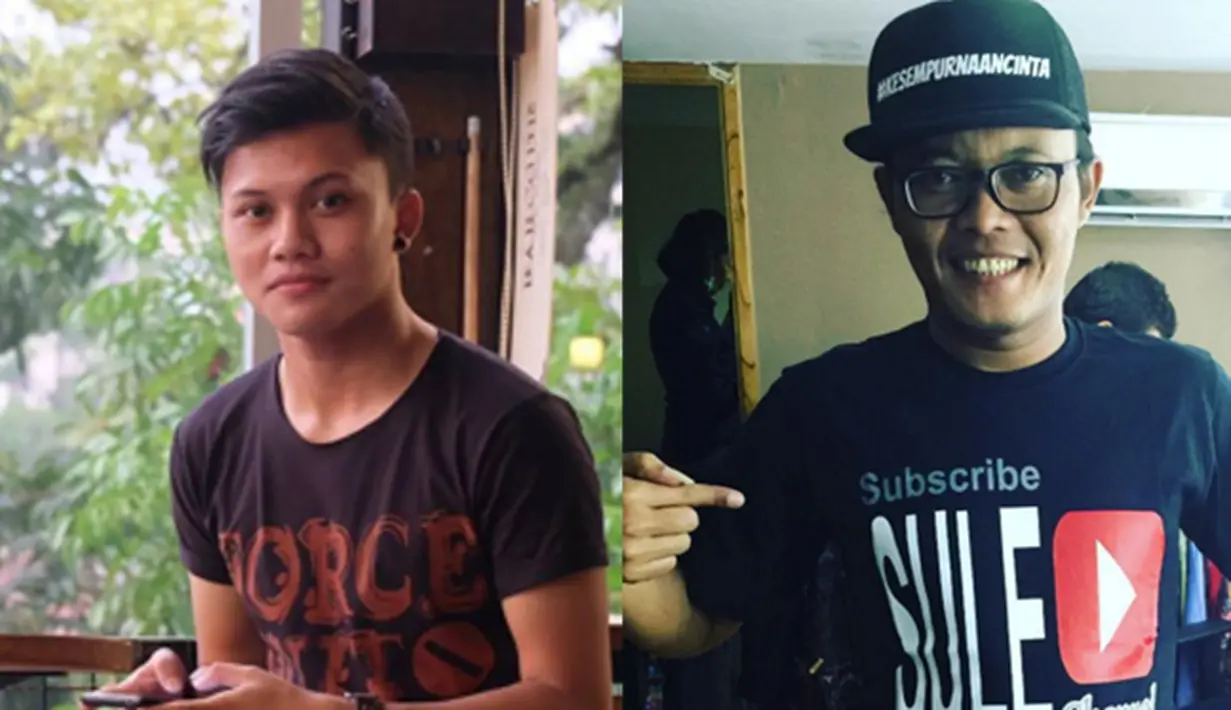 Rizky Febian merupakan putra dari komedian Sule. Meski tak juga menjadi komedian seperti sang ayah, namun ia turut mengisi dunia entertainment dengan menjadi penyanyi. (via instagram/@rizkyfbian - @ferdinan_sule)