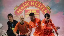 Manchester United - Eks MU dari Belanda: Edwin Van der Sar, Jaap Stam, Robin Van Persie, Ruud Van Nistelrooy (Bola.com/Adreanus Titus)