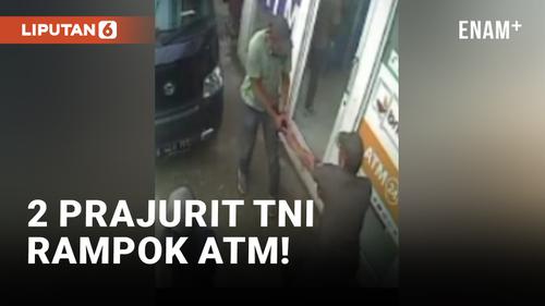 VIDEO: Perampok ATM di Pekanbaru Ternyata Prajurit TNI!