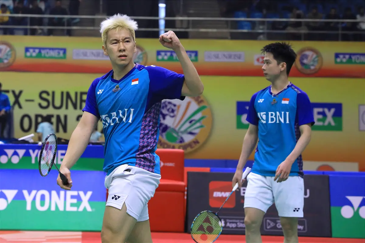 Marcus Fernaldi Gideon/Kevin Sanjaya Sukamuljo - India Open 2023