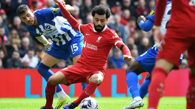 Gol Salah Pastikan Kemenangan Liverpool atas Brighton