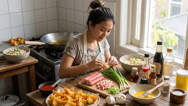 Resep Crab Rangoon Renyah dan Creamy