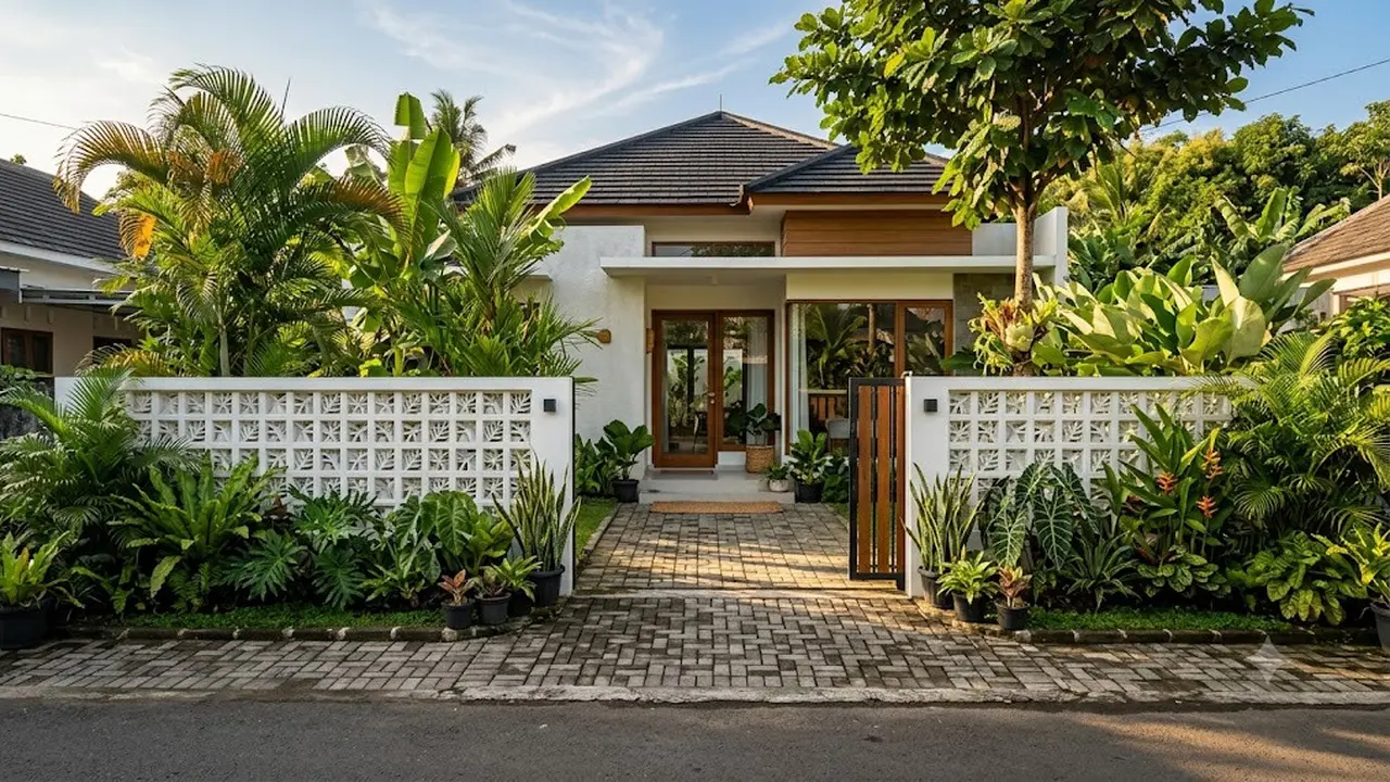 Inspirasi Roster Bermotif Daun untuk Rumah Tropis