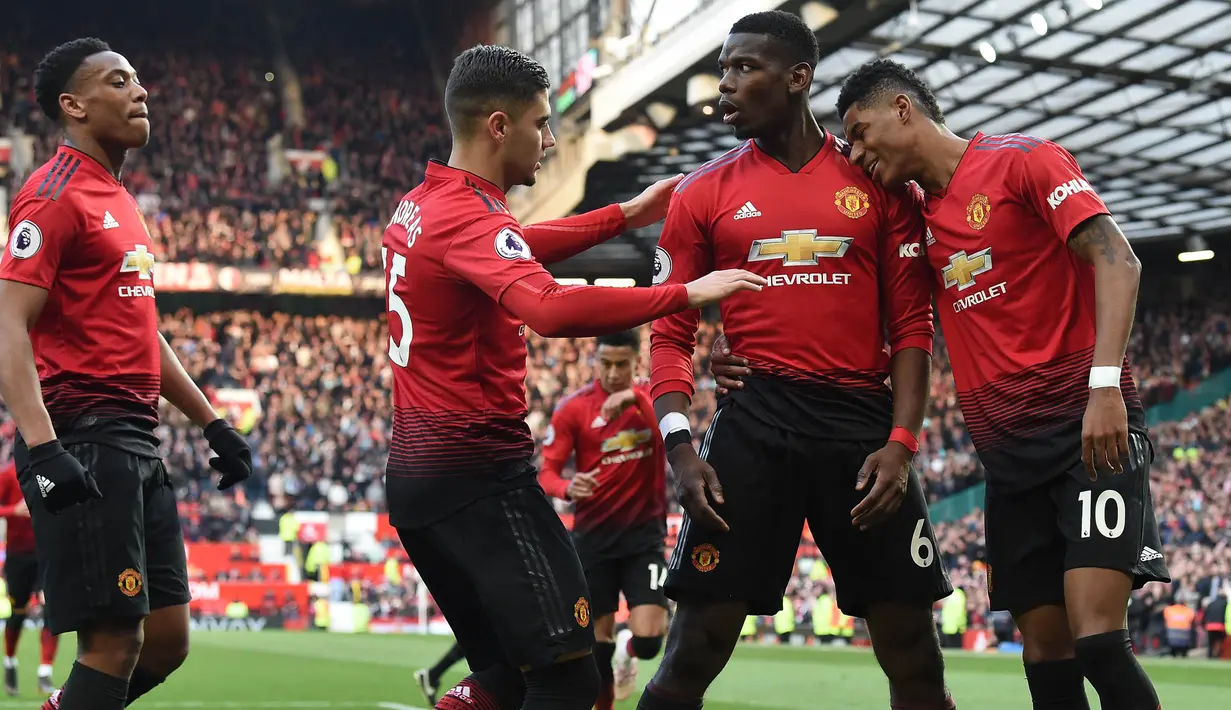 1. Manchester United - 22.523.769 view. (AFP/Paul Ellis)