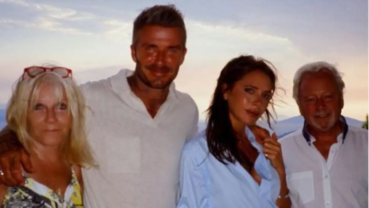 Victoria Beckham bersama David Beckham