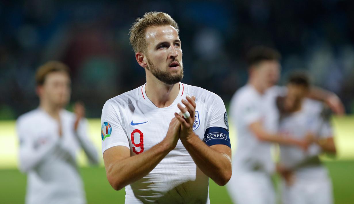 Sudah 12 gol yang mampu dicetak oleh Harry Kane selama babak kualifikasi. (AFP/Armend Nimani)