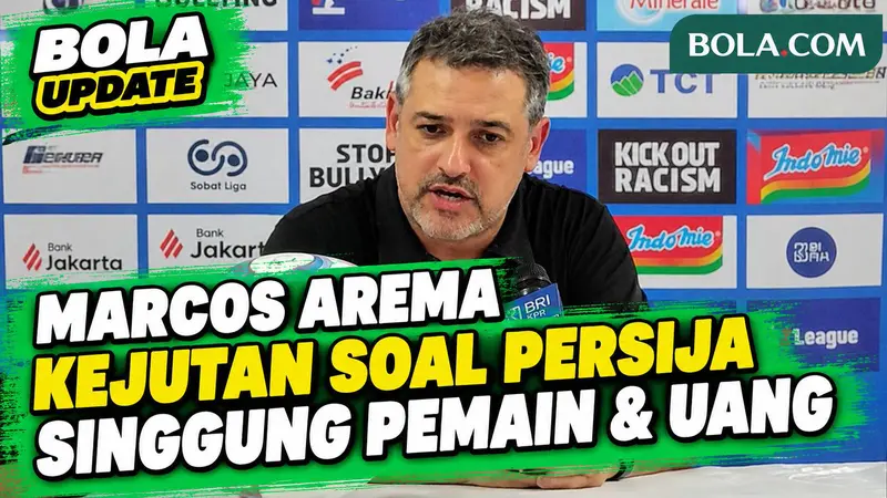 Kejutan! Pengakuan Pelatih Arema Marcos Santos Soal Persija: Dengan Pemain & Uang Investasinya ...
