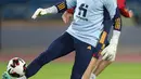 Alhasil Mikel Arteta memutuskan untuk mencari kiper baru di bursa transfer kali ini. (Khalil MAZRAAWI / AFP)