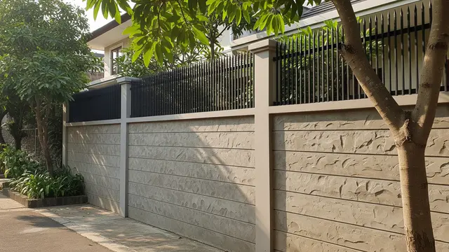 Desain Pagar Anti Maling/ Ilustrasi AI