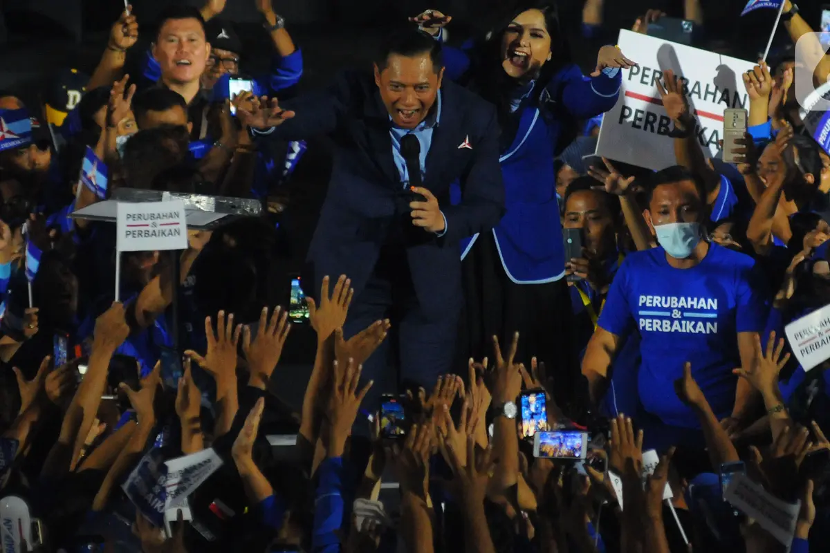 Agus Harimurti Yudhoyono Saat Pidato Politik