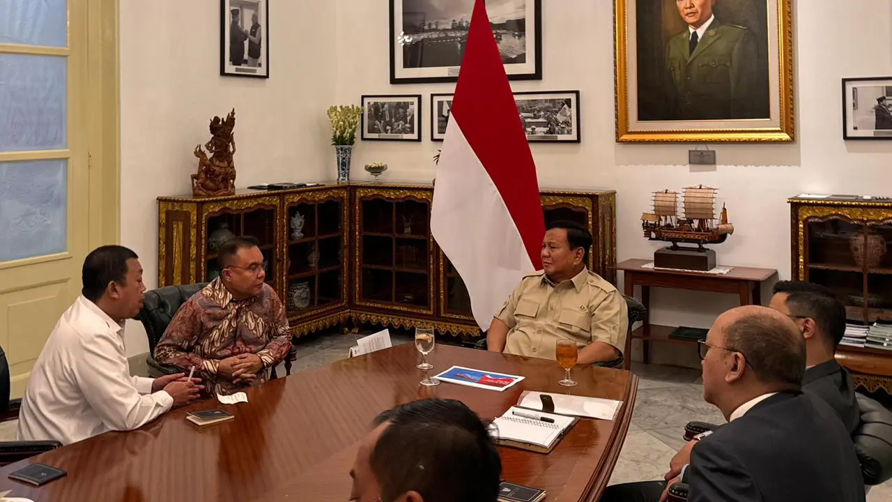 Presiden Prabowo Subianto melakukan pertemuan dengan sejumlah pejabat negara di Istana Merdeka, Jakarta, Rabu (5/11/2025) (Istimewa)