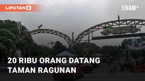 VIDEO: Libur Panjang, 20 Ribu Orang Datangi Taman Margasatwa Ragunan