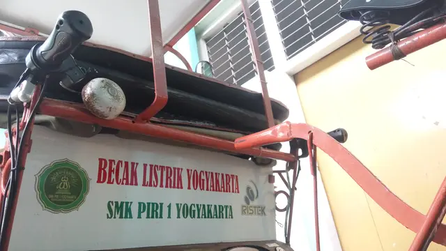 Becak Listrik Yogyakarta