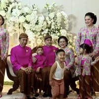 Potret tingkah kocak Panembahan Al Nahyan di momen pernikahan Kaesang-Erina. (Sumber: Twitter/bobbynasution_)