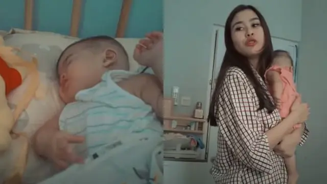 Perdana Asuh Si Kembar Tanpa Babysitter, Ini 7 Potret Perjuangan Syahnaz Sadiqah