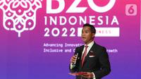 Ketua Dewan Pertimbangan KADIN Indonesia Anindya Bakrie saat memimpin diskusi informal Forum B20 yang diikuti delegasi
anggota G20, di Jakarta, Kamis (27/1/2022). Dunia membutuhkan pengurangan emisi 50 persen pada tahun 2030 untuk membatasi pemanasan global. (Liputan6.com/HO/Alwi)