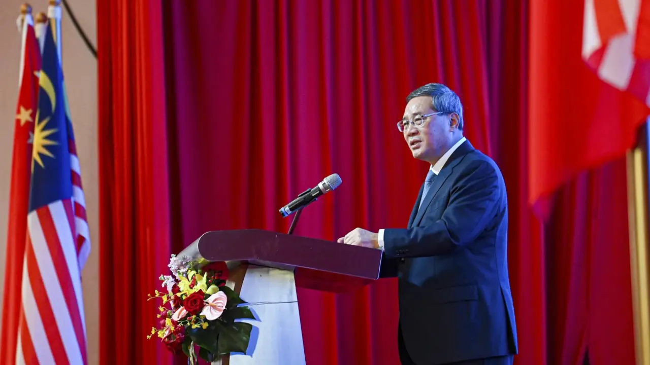 PM China Li Qiang dalam kunjungannya ke Kuala Lumpur, Malaysia, pada Kamis (20/6/2024).