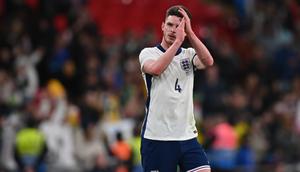 Gelandang Timnas Inggris, Declan Rice. (Glyn KIRK / AFP)