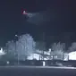 Sebuah objek meledak di atas langit dekat markas ISIS. Serangan UFO untuk ISIS?