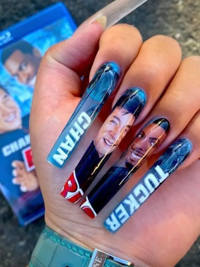 7 Potret Nail Art dengan Gambar Artis dan Tokoh Terkenal Ini Detailnya Mengagumkan