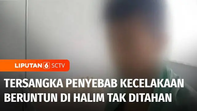 Direktorat Lalu Lintas Polda Metro Jaya menetapkan pengemudi truk yang menabrak delapan kendaraan di Gerbang Tol Halim Utama, Jakarta Timur, sebagai tersangka. Meski demikian polisi tidak menahan tersangka.