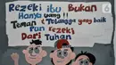 Mural kata-kata motivasi di salah satu gang Kampung Sehat di Utan Kayu Selatan, Jakarta, Rabu (11/11/2020). (merdeka.com/Iqbal S. Nugroho)
