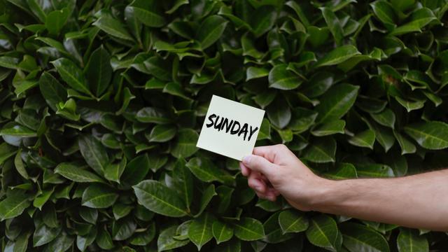 Ilustrasi hari Minggu