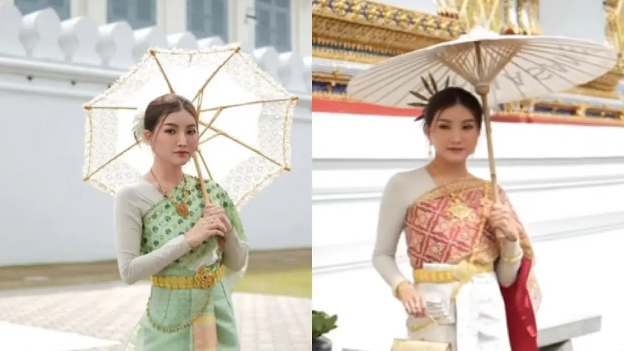 Sarwendah Kenakan Baju Tradisional Thailand