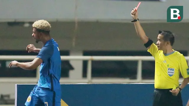 Foto: Melihat Permainan Kasar Curacao Saat Tumbang Dari Timnas Indonesia, 1 Kartu Merah