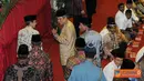 Citizen6, Cilangkap: Presiden RI, Susilo Bambang Yudhoyono melaksanakan buka puasa bersama segenap pejabat tinggi TNI dan bertempat di GOR Ahmad Yani, Mabes TNI Cilangkap, Jakarta, Senin (8/8). (Pengirim: Badarudin Bakri)