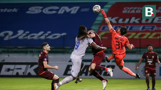Foto: Ekspresi Cak Sodiq Usai Cetak Dua Gol dan Bawa Arema FC Kembali ke Papan Atas Klasemen BRI Liga 1