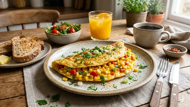 Sayuran untuk Isian Omelet yang Bergizi