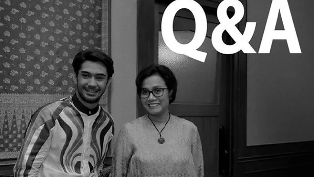 Sri Mulyani dan Reza Rahadian (Dok Foto: Instagram Sri Mulyani Indrawati)