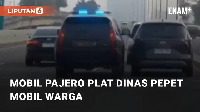 Beredar sebuah video yang berisi mobil Pajero plat dinas yang tampak arogan. Hal tersebut dialami oleh seorang warga di jalan menuju Pantai Indah Kapuk
