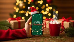 Ilustrasi ucapan selamat Natal untuk caption. [Foto: Gemini]