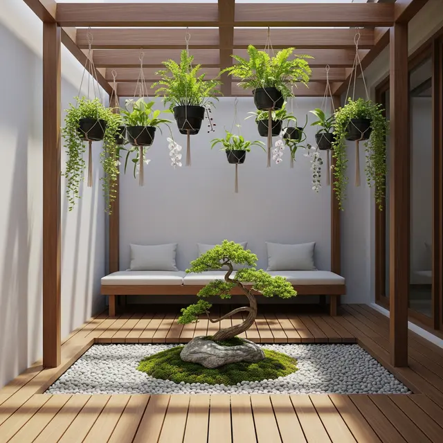 Model Teras Rumah Ala Jepang Minimalis dengan Sentuhan Hijau yang Bebas dari Ular