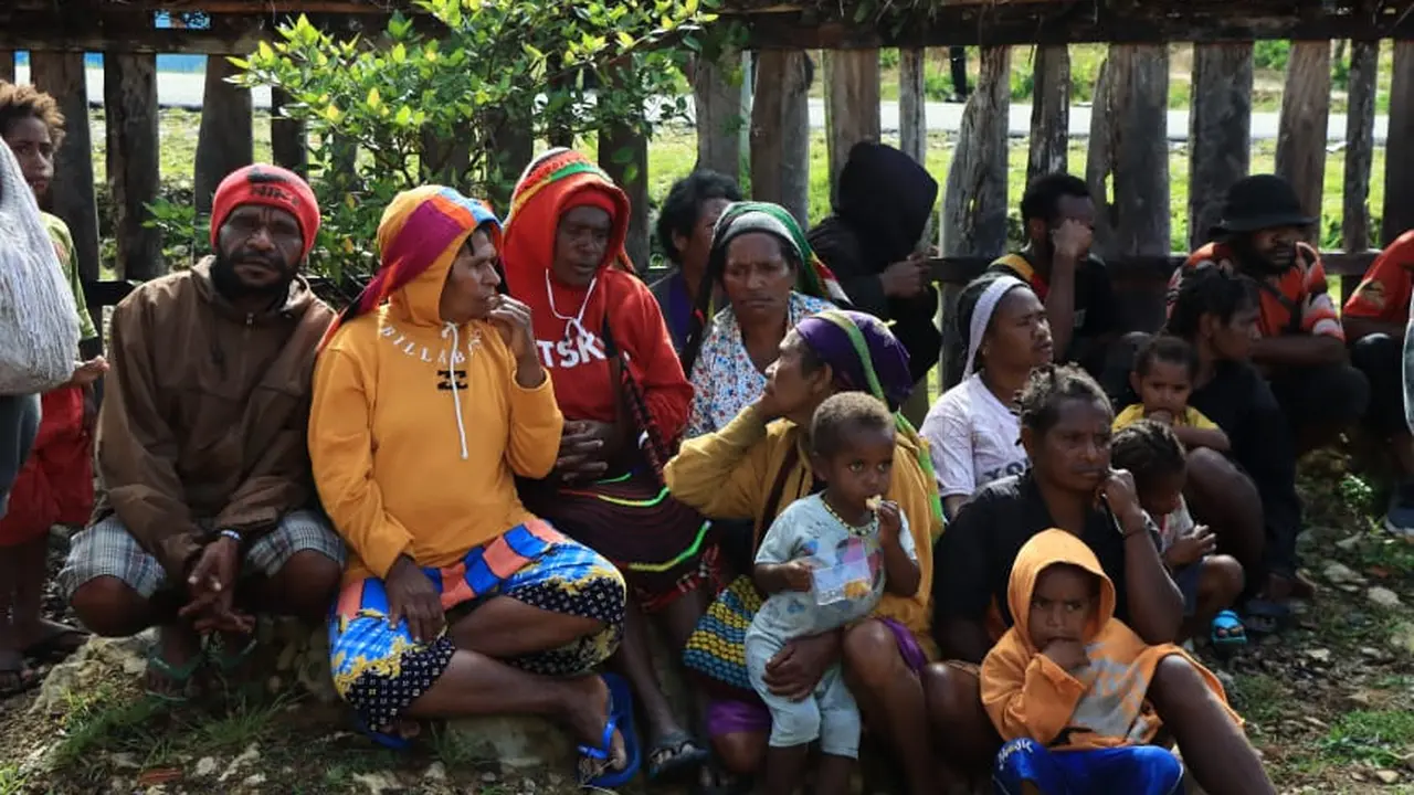 Warga Distrik Kiwirok Papua
