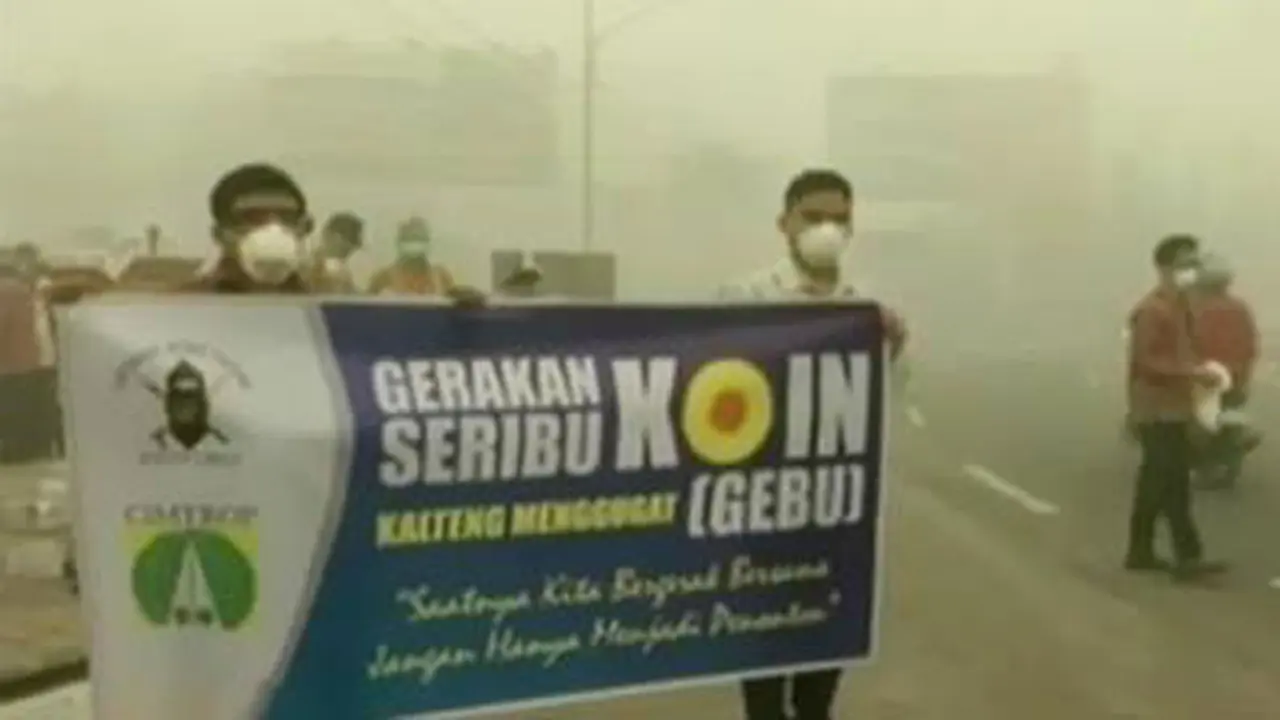 Warga Dayak Gelar Gerakan 1.000 Koin Untuk Kabut Asap