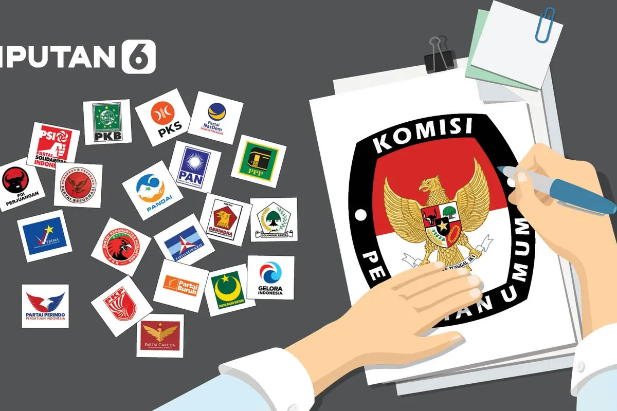 Banner Infografis KPU Buka Pendaftaran Parpol Peserta Pemilu 2024. (Liputan6.com/Abdillah)