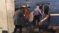 Ledakan di Stasiun Saint Petersburg Rusia Tewaskan 10 Orang