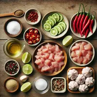 Bahan-Bahan Ayam Taichan Tanpa Ditusuk | copyright ChatGPT/AI