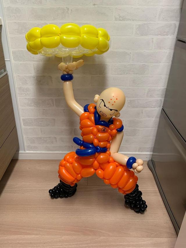 6 Kreasi Seni Balon Anime Dragon Ball Ini Unik, Bikin Takjub
