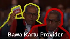 Mahkamah Konstitusi mendengarkan keterangan dari pihak terkait Asosiasi Penyelenggara Telekomunikasi Seluruh Indonesia (ATSI), Telkomsel, Indosat, XL, dan PLN, dalam sidang Nomor 273/PUU-XXIII/2025 dan 33/PUU-XXIV/2026, Kamis (16/4). Dalam sidang, Hakim MK Saldi Isra mengangkat kartu dari Telkoms...