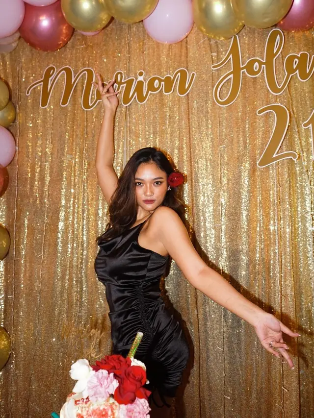 6 Potret Perayaan Ulang Tahun Marion Jola ke-21 Tahun, Curi Perhatian