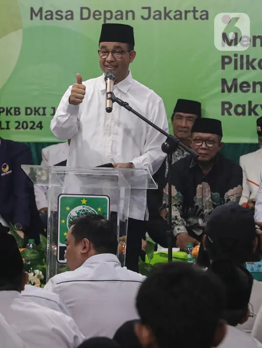 Anies juga sempat menyanjung PKB di bawah kepemimpinan Muhaimin Iskandar atau Cak Imin. (Liputan6.com/Angga Yuniar)