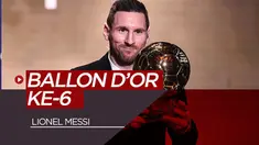 Berita video mega bintang Barcelona dan Argentina, Lionel Messi, meraih penghargaan Ballon d'Or ke-6, Senin (2/12/2019).