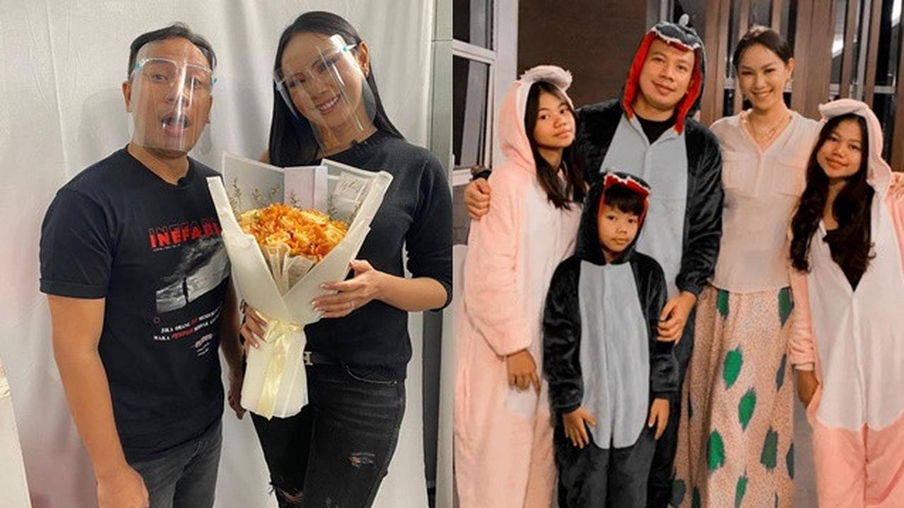 Sudah Nyatakan Cinta, Ini 6 Momen Mesra Vicky Prasetyo dan Kalina Ocktaranny
