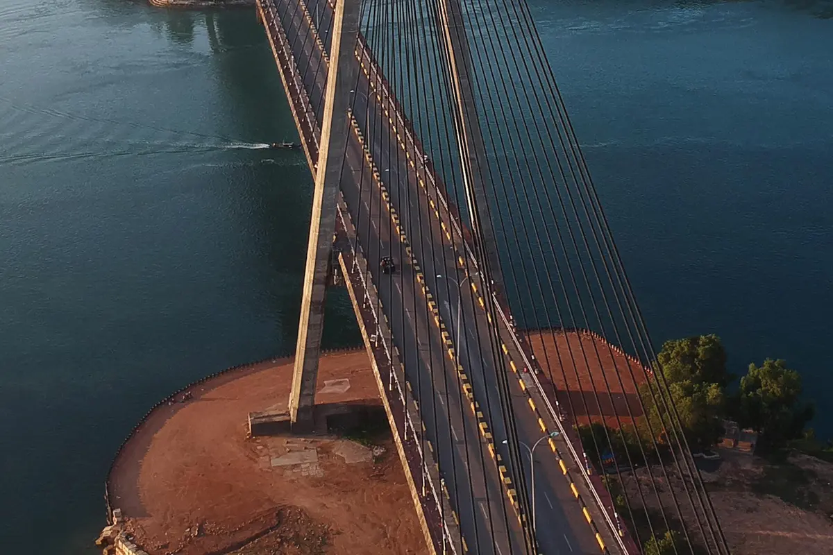 Jembatan Barelang Dari Udara