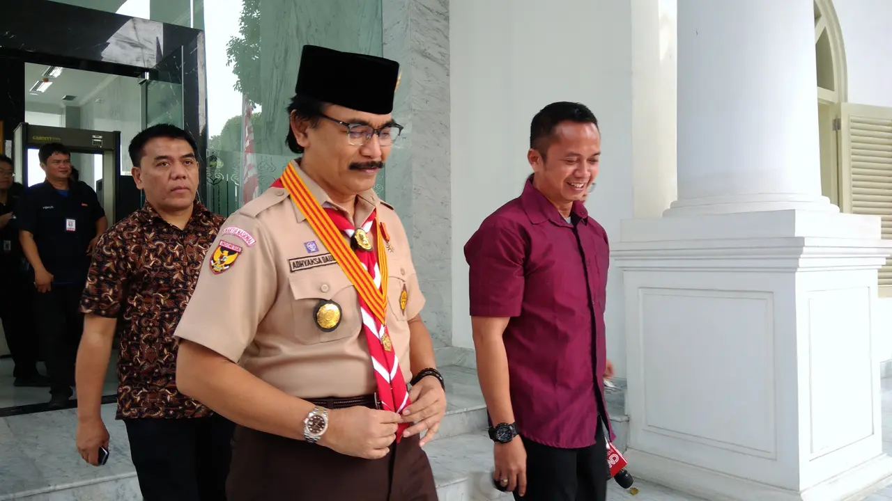 Adhyaksa Dault Datang ke Istana bertemu Presiden Jokowi